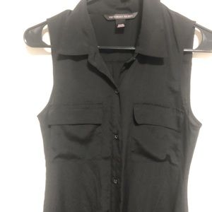 Victoria’s Secret black sheer sleeveless maxi dress